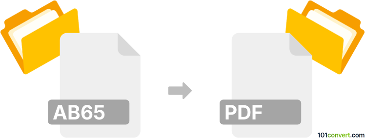 Convert ab65 to pdf