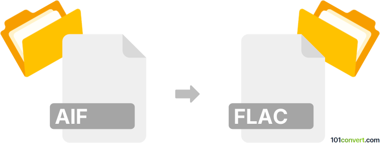 Convert aif to flac