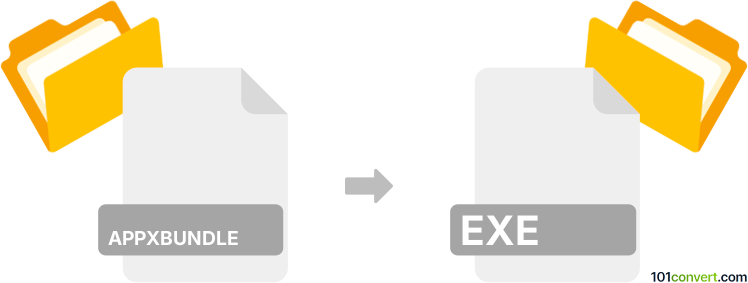 Convertir appxbundle a exe