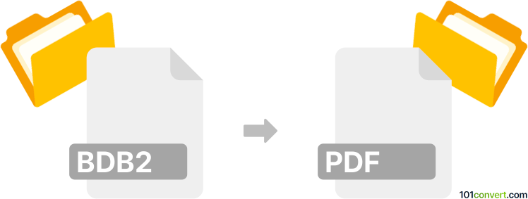 Convert bdb2 to pdf