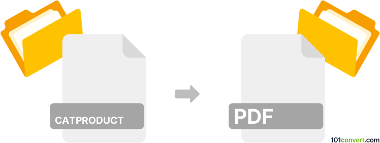 Converter catproduct para pdf