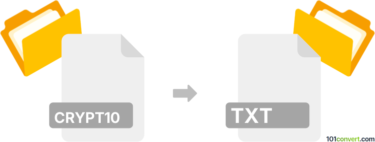 Converter crypt10 para txt