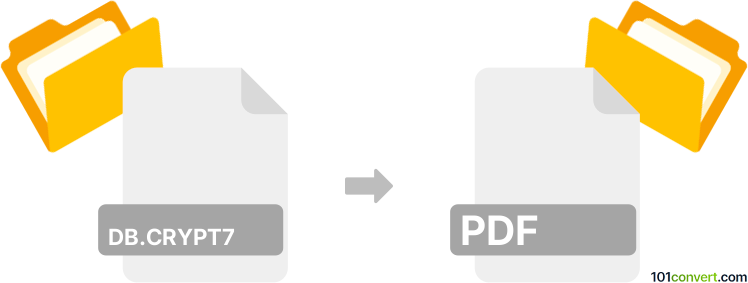 Converter db.crypt7 para pdf