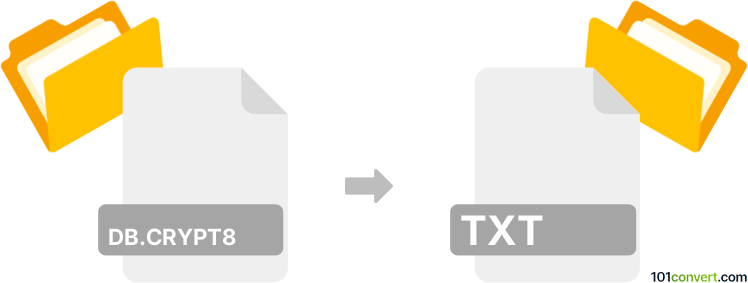 Convert db.crypt8 to txt