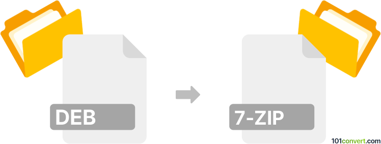 Konversi deb ke 7-zip