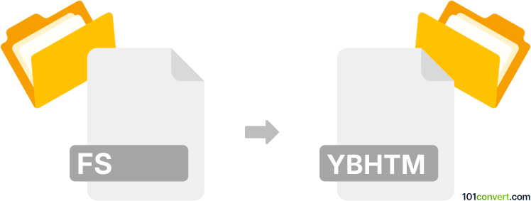 Convert fs to ybhtm