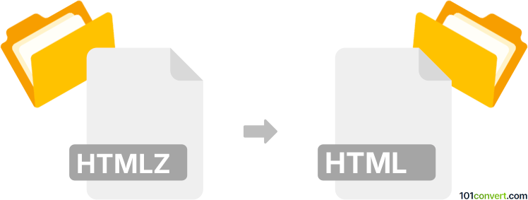 Converter htmlz para html