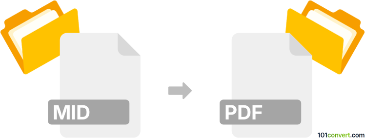 Converter mid para pdf