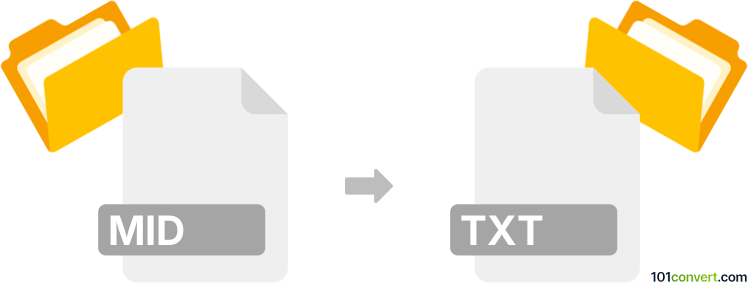 Converter mid para txt