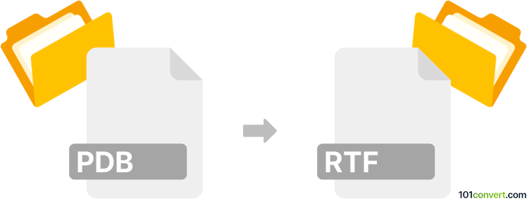 Converti pdb in rtf