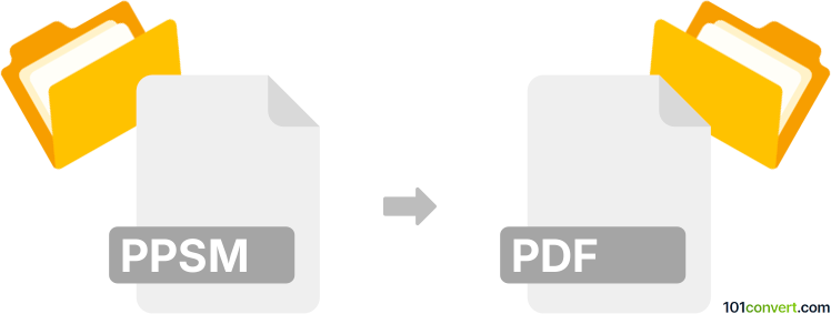 Converti ppsm in pdf