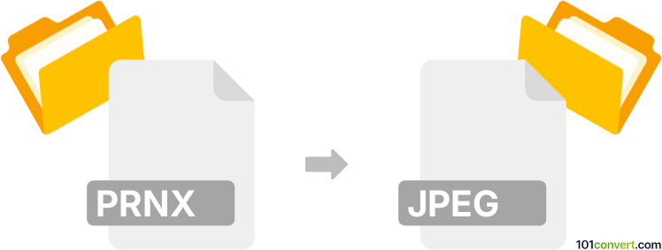 Convert prnx to jpeg