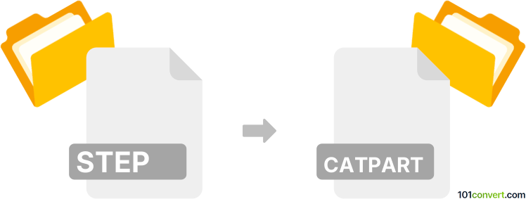 Convert step to catpart