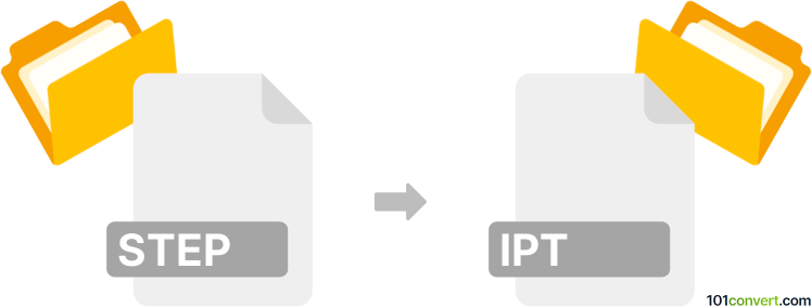 Convert step to ipt