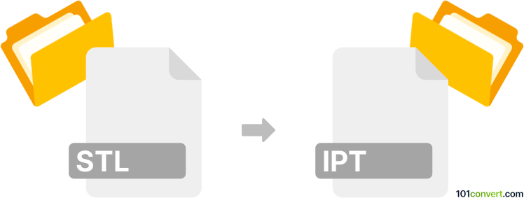 Convert stl to ipt