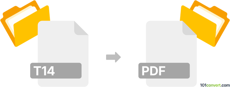 Convert t14 to pdf