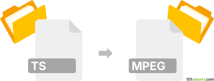 Convert ts to mpeg