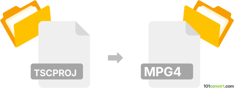 Convert tscproj to mpg4