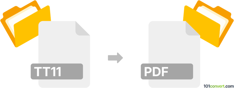 Converter tt11 para pdf