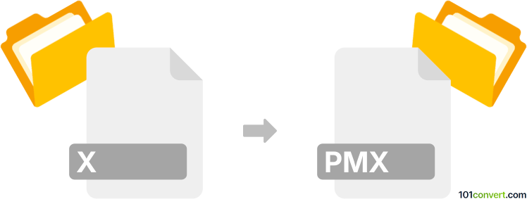 Converter x para pmx