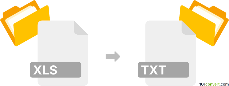 Converti xls in txt